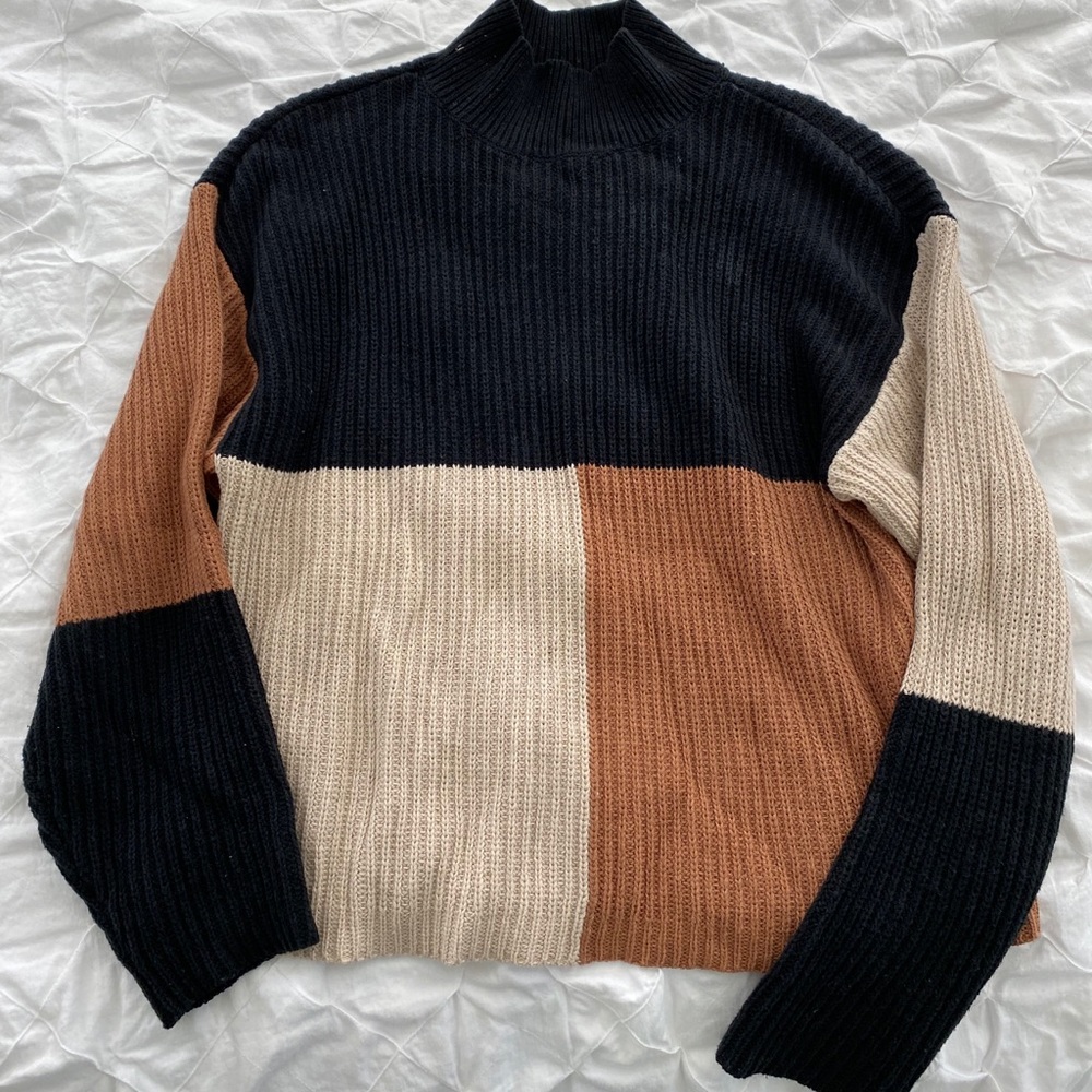 Color Blocked Sweater